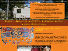 Tablet Screenshot of camping-cap-du-roc.com